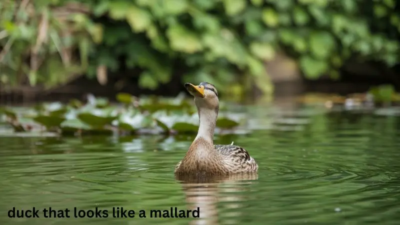 Duck That Looks Like A Mallard