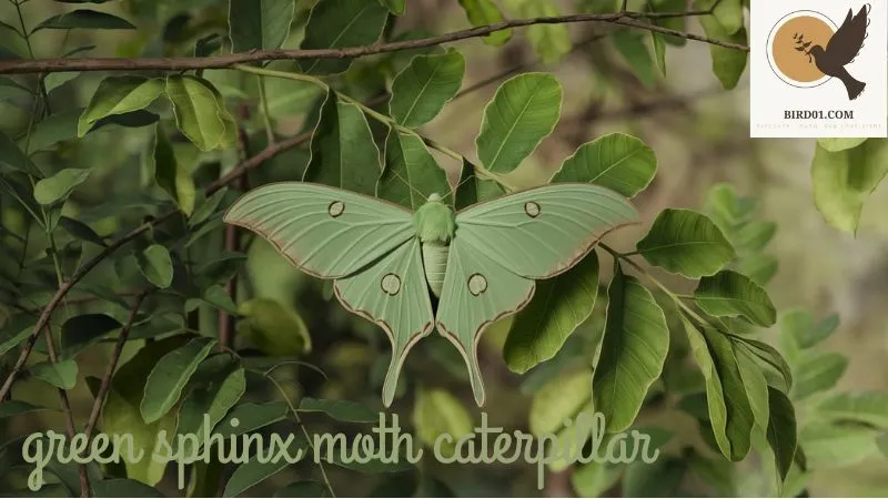 Green Sphinx Moth Caterpillar