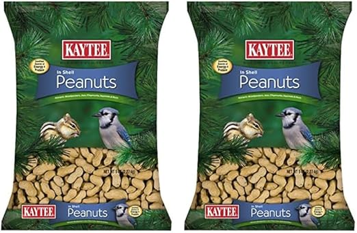 Kaytee In-Shell Peanuts for Squirrels & Wild Birds, 5 lb (2-Pack)