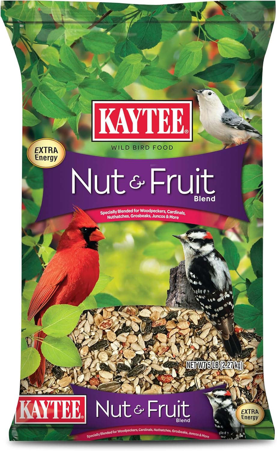 Kaytee Nut and Fruit Blend – Premium Wild Bird Food, Expertly Formulated for Vibrant Songbirds